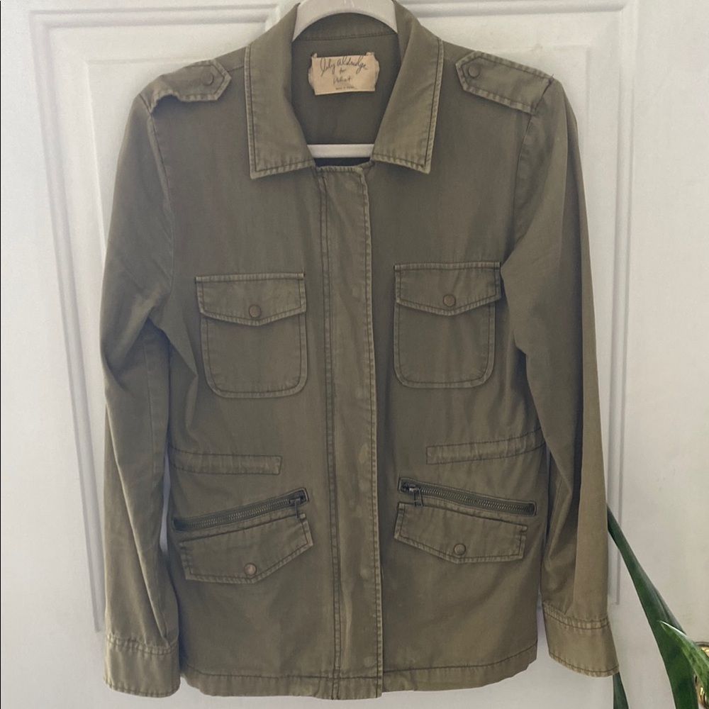 Lily Aldridge for Velvet Green Utility Jacket. Size Small